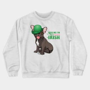 Kiss me I'm French-Irish Crewneck Sweatshirt